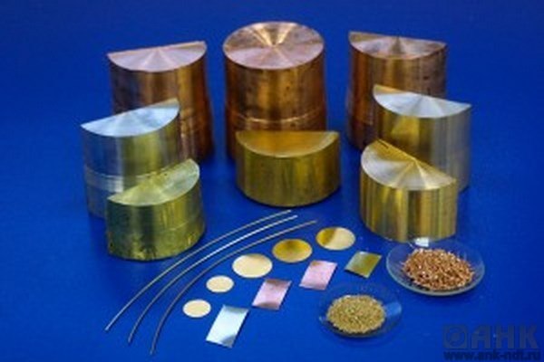 Стандартные образцы для спектрального анализа. Сплавы на никелевой основе