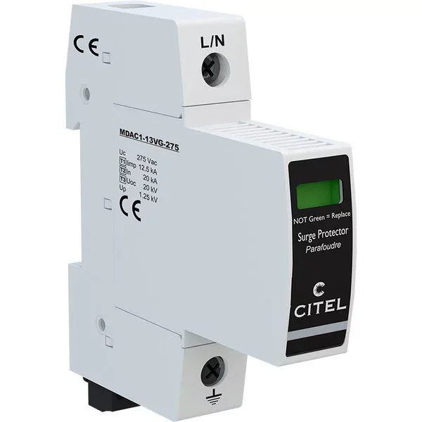 Устройство защиты от импульсных перенапряжений Citel DAC1-13VGS-10-275 (821730221), тип 1+2+3
