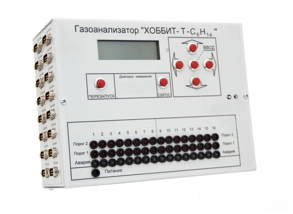 Газоанализатор Хоббит-Т-С6Н14-И21(з)-/54/50-Д2Т1Ц2-С111-220-Ex