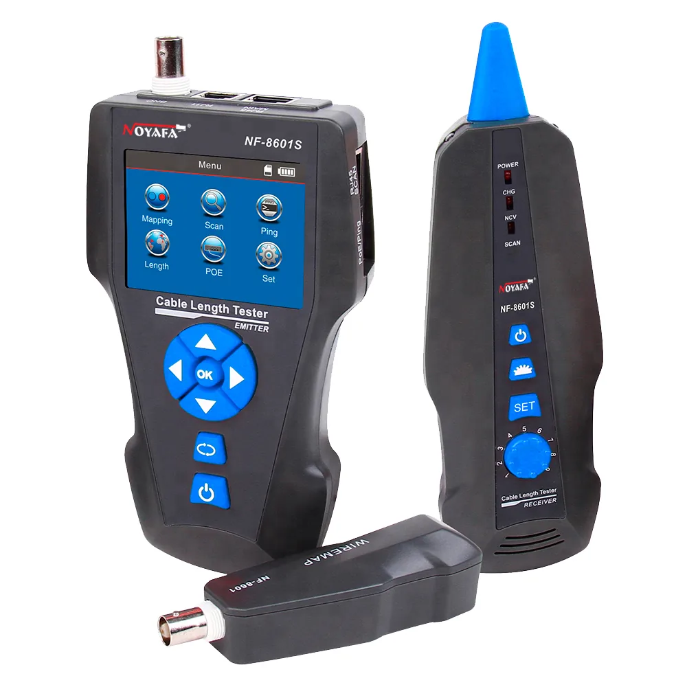Тестер Noyafa NF-8601S с функцией PoE/PING/Port Flash