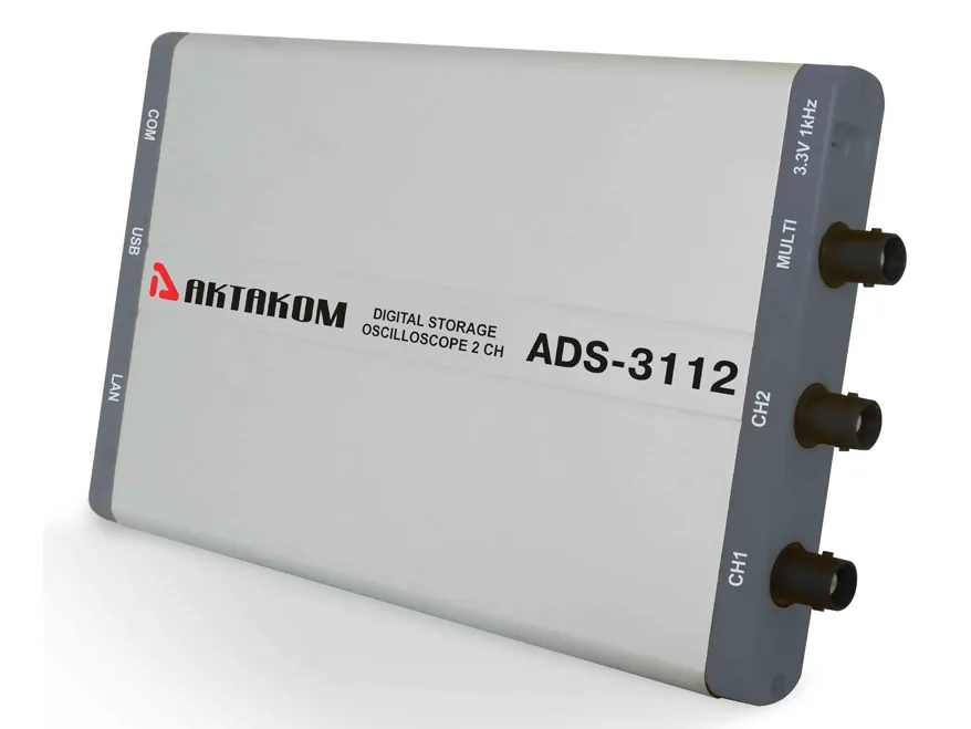 Двухканальный USB осциллограф-приставка АКТАКОМ ADS-3112