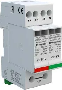 Устройство защиты от импульсных перенапряжений Citel DS440S-280/G (311132), тип 2
