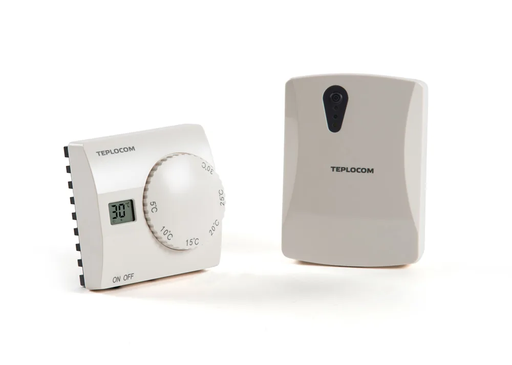 Беспроводной комнатный термостат Бастион TEPLOCOM TS-2AA/3A RF2