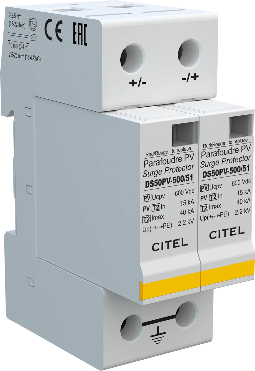 Устройство защиты от импульсных перенапряжений Citel DS50PV-500 (480102)