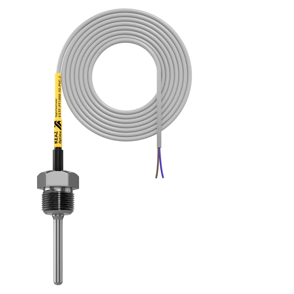 Датчик температуры погружной КЭАЗ OptiSensor ESTF-PT1000-50-PVC-2
