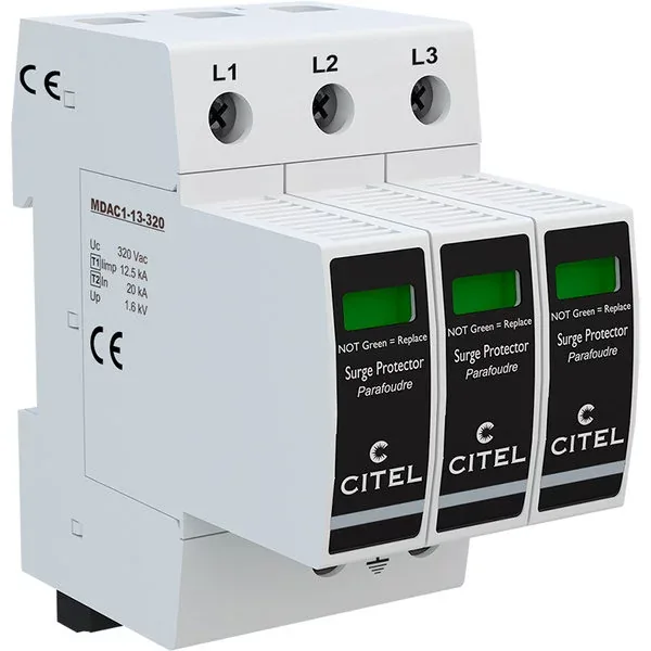 Устройство защиты от импульсных перенапряжений Citel DAC1-13S-11-275 (821710242), тип 1+2