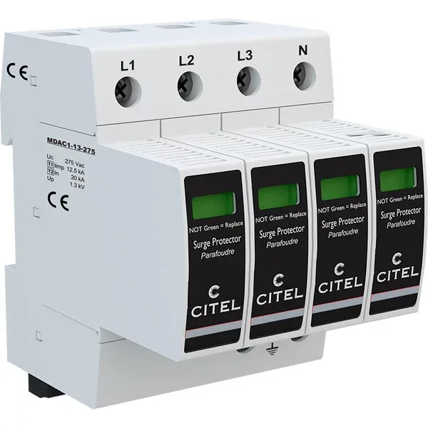 Устройство защиты от импульсных перенапряжений Citel DAC1-13S-40-275 (821710224), тип 1+2