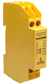 Устройство защиты от импульсных перенапряжений Citel DLUH-06DBC (640711), 1 пара, сети E1/T2, 10BaseT