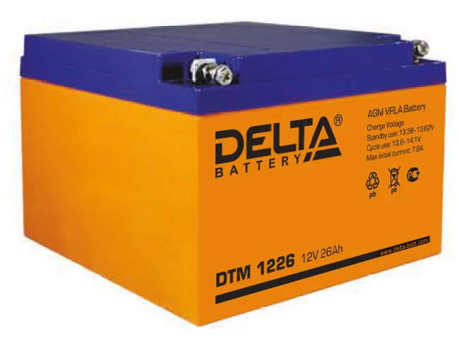 Аккумулятор DELTA Battery DTM 1226