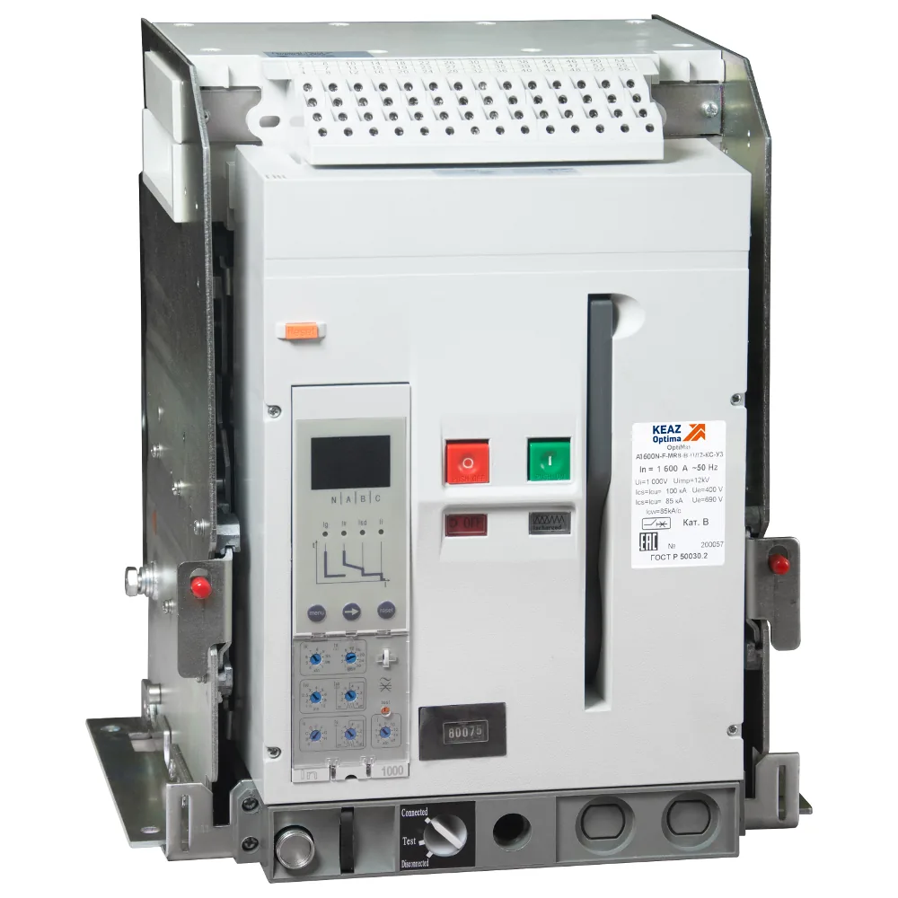 Выключатель автоматический КЭАЗ OptiMat A-1000-S1-3P-50-D-MR5.0-B-C2200-M2-P01-S2-03