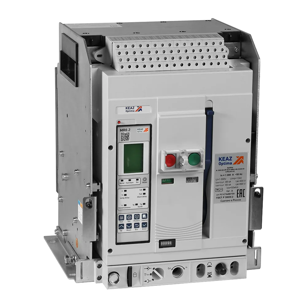 Выключатель автоматический КЭАЗ OptiMat A-1600-S1-4P-50-D-MR8.2-B-C2200-M2-P05-S2-06