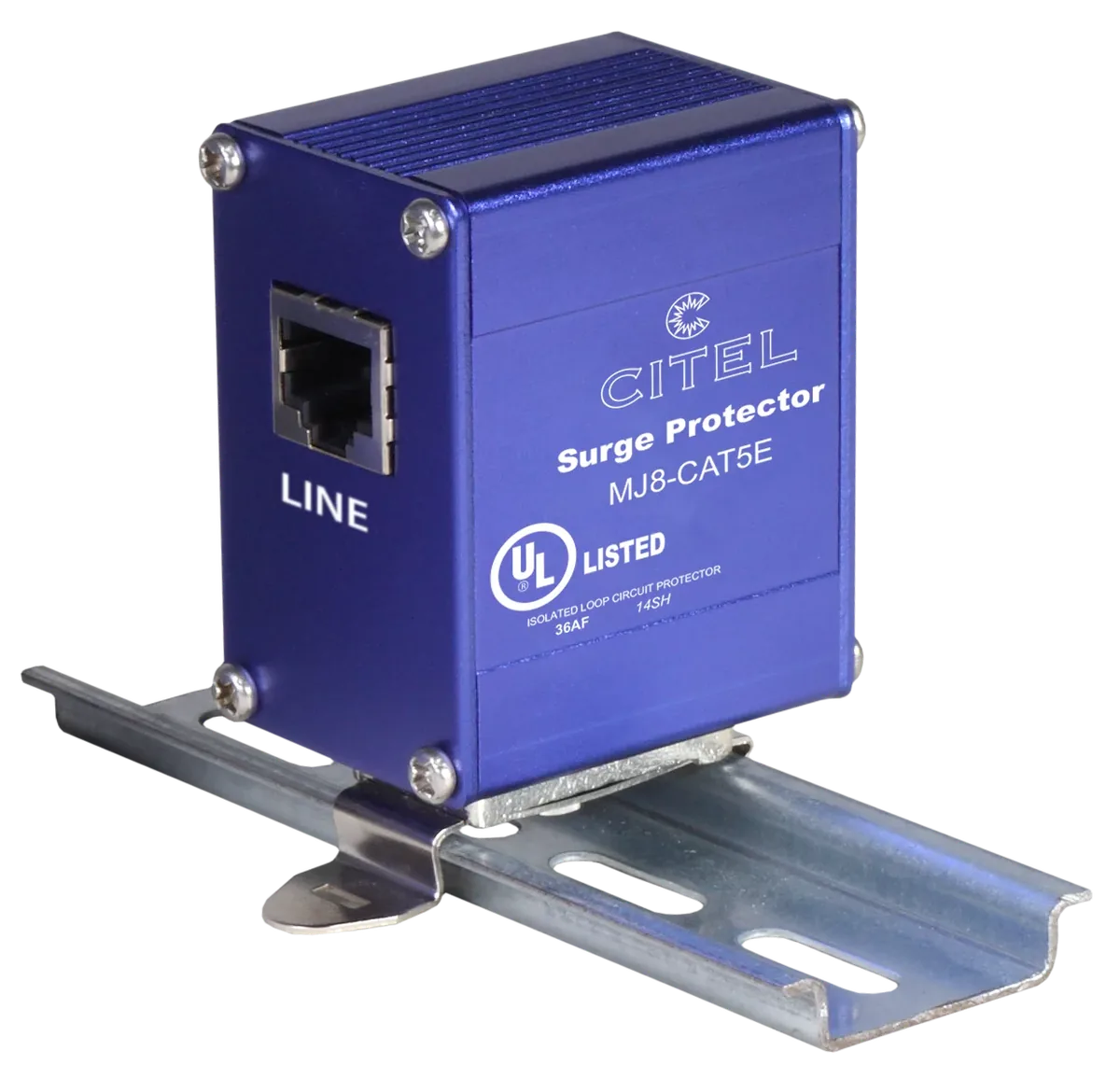Устройство защиты от импульсных перенапряжений Citel MJ8-CAT5E (560201), CAT5, 10/100/1000BaseT, RJ45