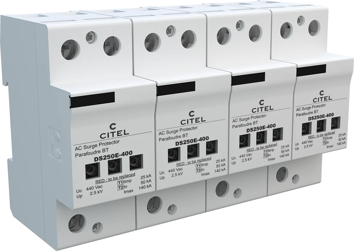 Устройство защиты от импульсных перенапряжений Citel DS254E-400 (3732), высокоэнергетическое, тип 1+2 CITEL