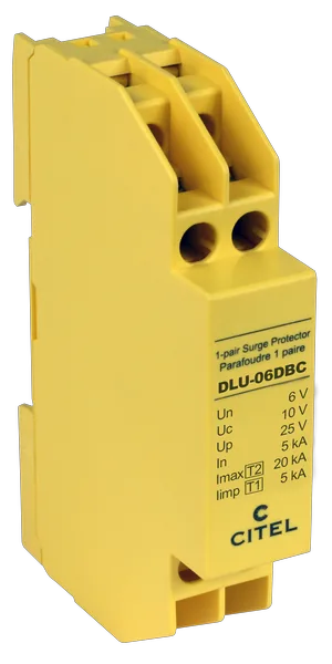 Устройство защиты от импульсных перенапряжений Citel DLU-06DBC (640511), 1 пара, сети MIC/T2, 10BaseT