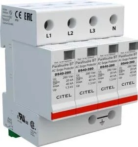 Устройство защиты от импульсных перенапряжений Citel DS44S-280 (461122), тип 2