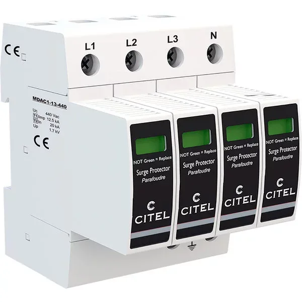 Устройство защиты от импульсных перенапряжений Citel DAC1-13-40-440 (821710414), тип 1+2