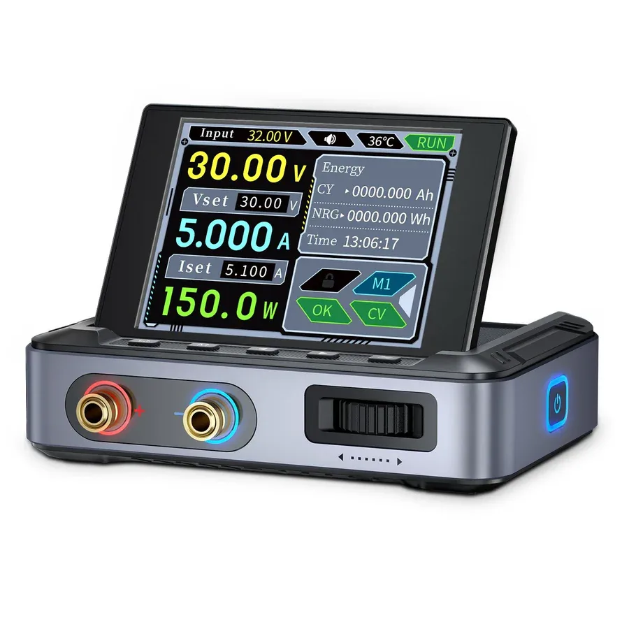 Источник питания регулируемый программируемый импульсный с ЧПУ FNIRSI® DPS-150 Mini DC