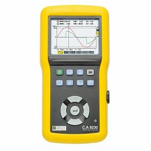 Поверка анализатора качества электроэнергии Chauvin Arnoux C.A 8230